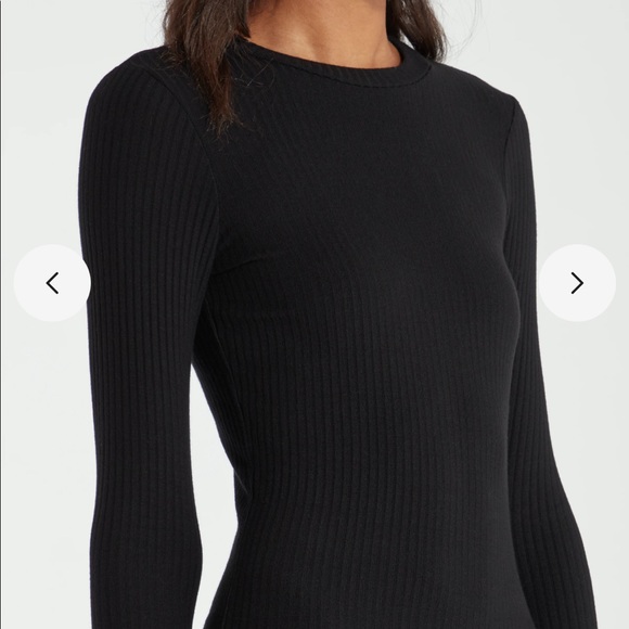 Billie the Label Jane Long Sleeve Mini Dress - small, black, NEW! - Picture 4 of 5